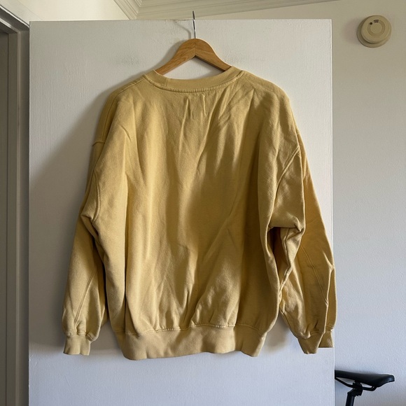 Billabong Yellow/White Twisties Kendall Graphic Cotton Blend Crewneck Sweatshirt - Picture 8 of 11